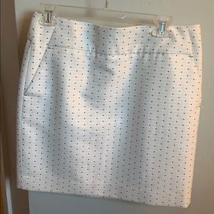 Ann Taylor polka dot mini skirt